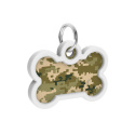 WAUDOG Zawieszka z identyfikatotem QR GPS metalowa MILITARY śred. 40 mm, szer. 28 mm