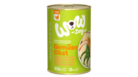 WOW Gemüse Obst - warzywa i owoce karma warzywna dla psa 400g