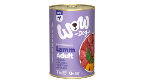 WOW Lamm mit Kürbis – jagnięcina z dynią i pokrzywą 400g WOW Lamm mit Kürbis – jagnięcina z dynią i pokrzywą 400g