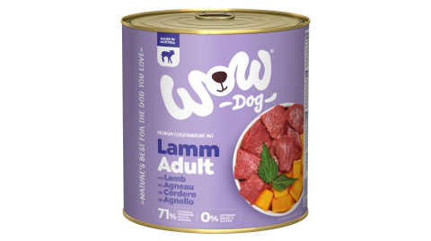 WOW Lamm mit Kürbis – jagnięcina z dynią i pokrzywą 800g