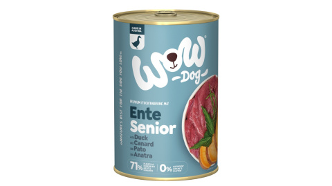 WOW Senior Ente – kaczka z algami i batatami 400g WOW Senior Ente – kaczka z algami i batatami 400g