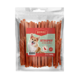 KORGI Stripsy z królika 500g Przysmak dla psa