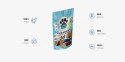 SUPERDOGS Skrzytlaty Wojownik Kabanosy z indyka dla psa 100g