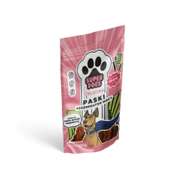 SUPERDOGS Regenerator Mocy Paski z cięlęciny dla psa 100g
