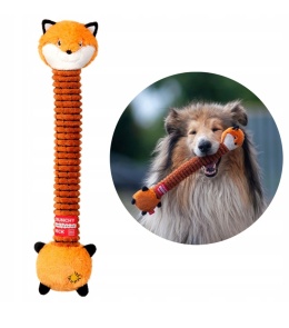 WAUDOG Fun Crunchy LIS Zabawka z piszczałką dla psa 37 cm