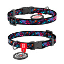 WAUDOG Nylon Obroża dla kota z zawieszką QR 20-30 cm Nieskończone światy