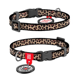 WAUDOG Nylon Obroża dla kota z zawieszką QR 20-30 cm LAMPART