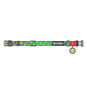 WAUDOG Obroża dla psa Nylon XL 37-58/2,5 cm Buźka na Niebiesko
