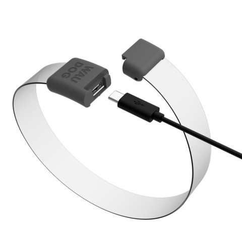 WAUDOG Obroża z podświetleniem LED dla psa, RGB, USB-C regulowana, do 60 cm WAUDOG Obroża z podświetleniem LED dla psa, RGB, USB-C regulowana, do 60 cm