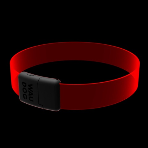 WAUDOG Obroża z podświetleniem LED dla psa, RGB, USB-C regulowana, do 60 cm WAUDOG Obroża z podświetleniem LED dla psa, RGB, USB-C regulowana, do 60 cm