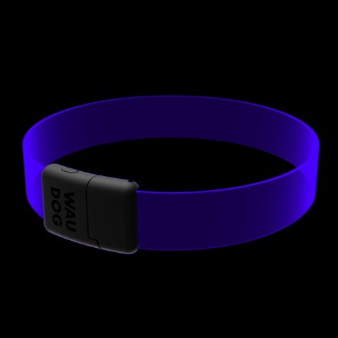 WAUDOG Obroża z podświetleniem LED dla psa, RGB, USB-C regulowana, do 60 cm WAUDOG Obroża z podświetleniem LED dla psa, RGB, USB-C regulowana, do 60 cm