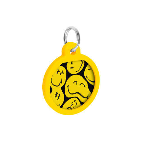 WAUDOG Zawieszka z identyfikatotem QR GPS metalowa Buźka na czarno 25mm WAUDOG Zawieszka z identyfikatotem QR GPS metalowa Buźka na czarno 25mm