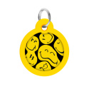 WAUDOG Zawieszka z identyfikatotem QR GPS metalowa Buźka na czarno 30mm