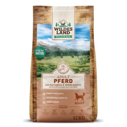 WILDES LAND DOG Pferd - konina z ziemniakami i ziołami 12kg