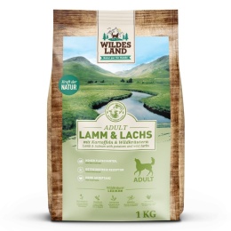 WILDES LAND DOG Lamm Lachs - jagnięcina i łosoś z ziemniakami i ziołami 1kg