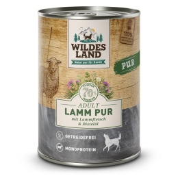 WILDES LAND DOG Lamm Pur - jagnięcina karma monobiałkowa dla psa 400g