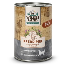 WILDES LAND DOG Pferd Pur - konina karma monobiałkowa dla psa 400g