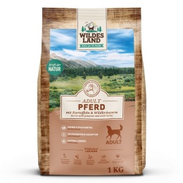 WILDES LAND DOG Pferd - konina z ziemniakami i ziołami 1kg