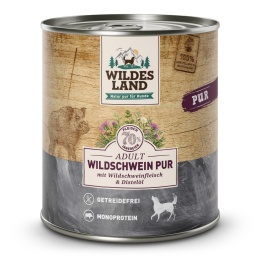 WILDES LAND DOG Wildschwein Pur - dzik karma monobiałkowa dla psa 800g