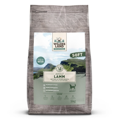 WILDES LAND DOG Soft Lamm - jagnięcina - półwilgotna karma dla psa 5kg WILDES LAND DOG Soft Lamm - jagnięcina - półwilgotna karma dla psa 5kg
