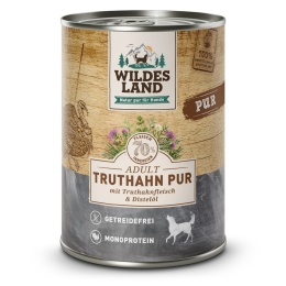 WILDES LAND DOG Truthahn Pur - indyk karma monobiałkowa dla psa 400g