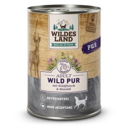 WILDES LAND DOG Wild Pur - dziczyzna karma monobiałkowa dla psa 400g