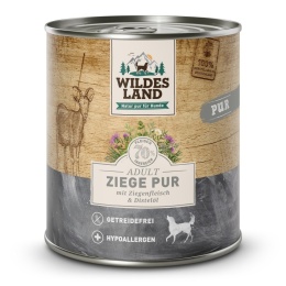 WILDES LAND DOG Ziege Pur - kozina karma monobiałkowa dla psa 800g