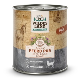 WILDES LAND DOG Pferd Pur - konina karma monobiałkowa dla psa 800g