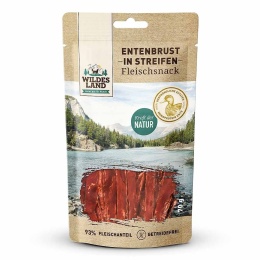 WILDES LAND DOG Entenbrust in Streifen – filet z piersi kaczki w paskach - przysmaki mięsne dla psa 70g