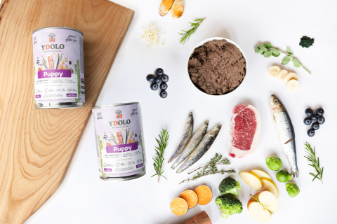 YDOLO Puppy - wieprzowina Iberico i ryby - mokra karma dla szczeniąt 400g YDOLO Puppy - wieprzowina Iberico i ryby - mokra karma dla szczeniąt 400g