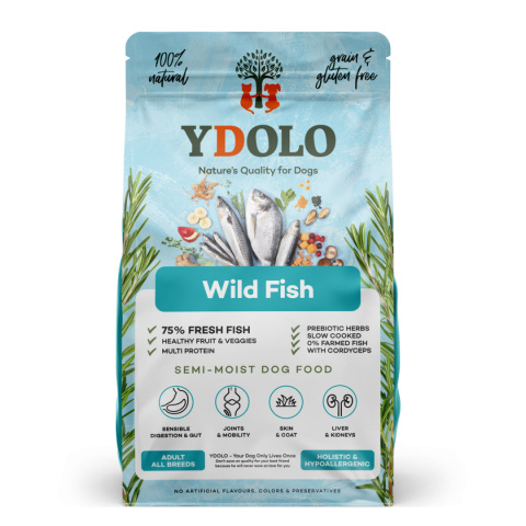 YDOLO Wild Fish - ryby morskie - karma półwilgotna dla psa 10kg YDOLO Wild Fish - ryby morskie - karma półwilgotna dla psa 10kg