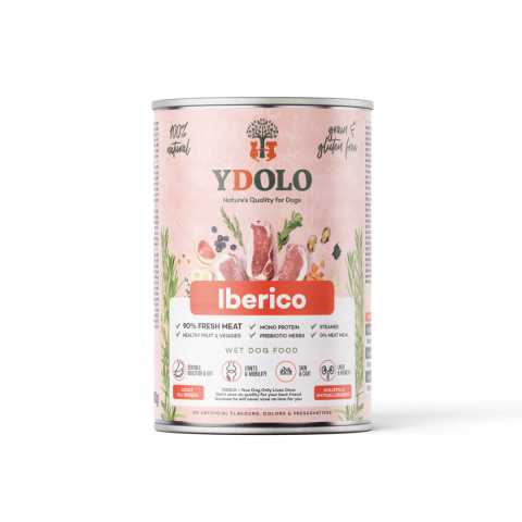 YDOLO Iberico - wieprzowina Iberico - mokra karma dla psa 400g YDOLO Iberico - wieprzowina Iberico - mokra karma dla psa 400g