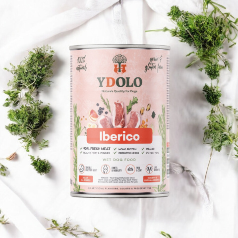 YDOLO Iberico - wieprzowina Iberico - mokra karma dla psa 400g YDOLO Iberico - wieprzowina Iberico - mokra karma dla psa 400g