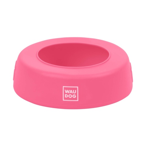 Collar Waudog Miska niewysypka dla psa Silicone 1l -różowa
