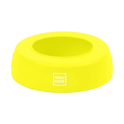 Collar Waudog Miska niewysypka dla psa Silicone 1l - żółta
