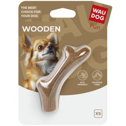 Zabawka do gryzienia dla psa WAUDOG Fun Wooden Róg – drewniany gryzak XS