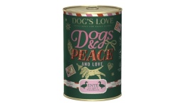 DOG'S LOVE Winter Menu Ente - Kaczka z jabłkami i żurawinami 400g