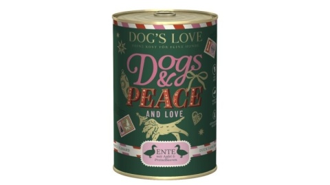 DOG'S LOVE Winter Menu Ente - Kaczka z jabłkami i żurawinami 400g DOG'S LOVE Winter Menu Ente - Kaczka z jabłkami i żurawinami 400g
