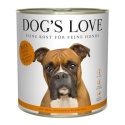 DOG'S LOVE Pute -indyk z jabłkami, cukinią i olejem z orzechów włoskich 800g