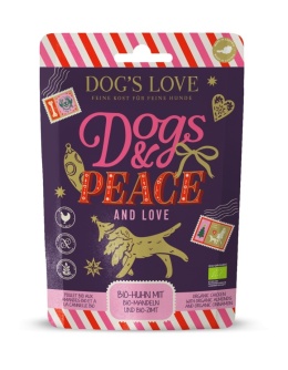 DOG'S LOVE Dogs Peace and Love – ekologiczne przysmaki dla psów 150g