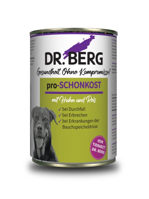 Dr. BERG Pro-SCHONKOST jelita, żołądek, trzustka - karma dla psa 6 x 400g