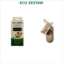 Eco Pets ZESTAW Ekologiczne worki na odchody 120 szt + Pojemnik