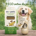 Eco Pets ZESTAW Ekologiczne worki na odchody 120 szt + Pojemnik