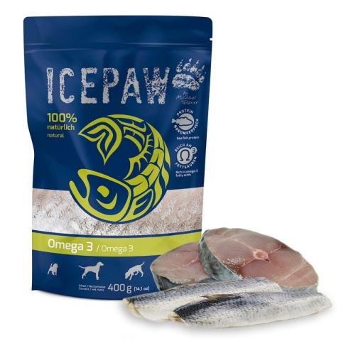 ICEPAW High Premium Omega-3 - makrela i śledź dla psów 400g