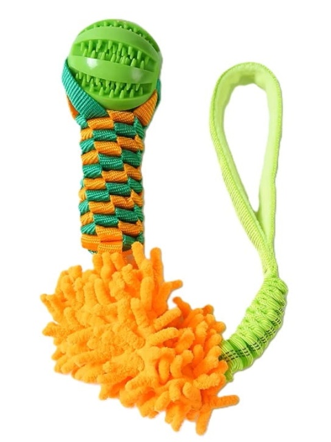 PetGang APORT mop bungee z piłką zieloną zabawka dla psa