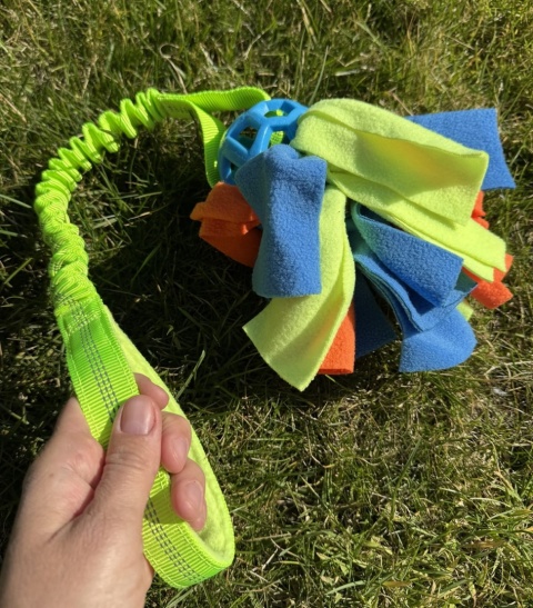 PetGang APORT szarpak mop bungee z piłką ażurową i frędzlami zabawka dla psa PetGang APORT szarpak mop bungee z piłką ażurową i frędzlami zabawka dla psa