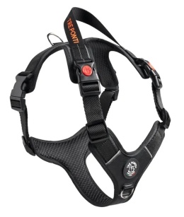 Szelki dla psa TRE PONTI Harmonia Czarne z odblaskiem L bez metki