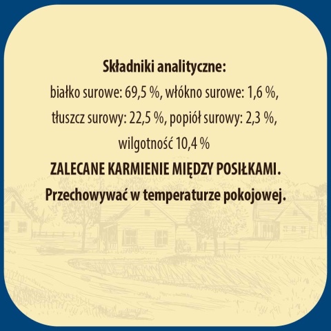 Ucho wieprzowe NATURAL suszony gryzak dla psa 10 szt.
