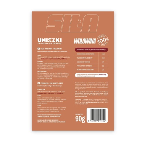 Uniszki Functional Siła na stawy – Wołowina 90g