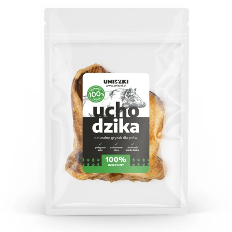 Uniszki Ucho dzika - 1 szt. gryzak dla psa Uniszki Ucho dzika - 1 szt. gryzak dla psa